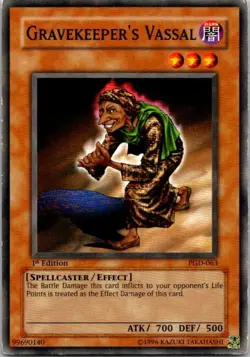 Gravekeeper's Vassal PGD-063 Yu-Gi-Oh! Card Light Play 1st Edition - Image 1