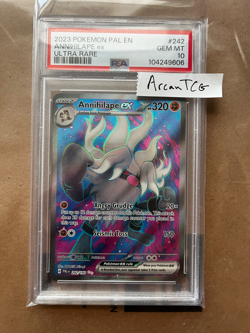 2023 POKEMON PAL EN-PALDEA EVOLVED ULTRA RARE 242/193 ANNIHILAPE EX PSA 10 - Image 1