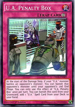 U.A. Penalty Box CROS-EN089 Yu-Gi-Oh! Card Light Play 1st Edition - Image 1