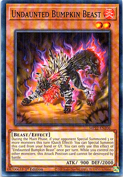 Undaunted Bumpkin Beast MP22-EN206 Yu-Gi-Oh! Card Near Mint 1st Edition - Image 1