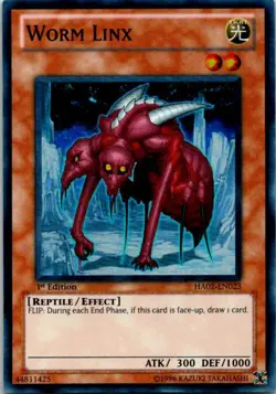 Worm Linx HA02-EN023 Yu-Gi-Oh! Card Light Play 1st Edition - Image 1