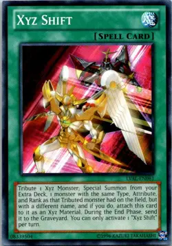 XYZ Shift LVAL-EN061 Yu-Gi-Oh! Card Light Play Unlimited - Image 1
