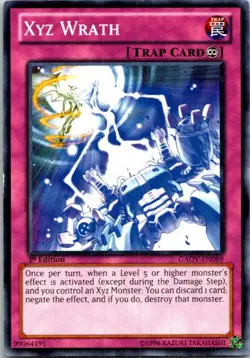 XYZ Wrath GAOV-EN089 Yu-Gi-Oh! Card Light Play 1st Edition - Image 1