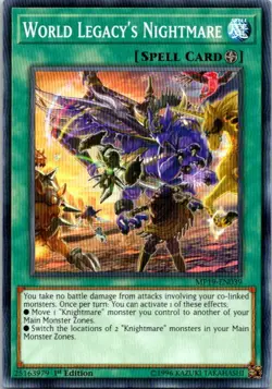 World Legacy's Nightmare MP19-EN039 Yu-Gi-Oh! Card Light Play 1st Edition - Image 1