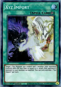 XYZ Import MP21-EN208 Yu-Gi-Oh! Card NM 1st Edition - Image 1