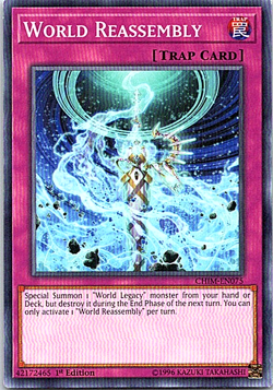 World Reassembly CHIM-EN075 Yu-Gi-Oh! Card Light Play 1st Edition - Image 1