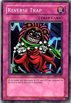 Reverse Trap SDK-047 Yu-Gi-Oh! Card Light Play Unlimited - Image 1