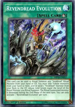Revendread Evolution MP19-EN057 Yu-Gi-Oh! Card Light Play 1st Edition - Image 1