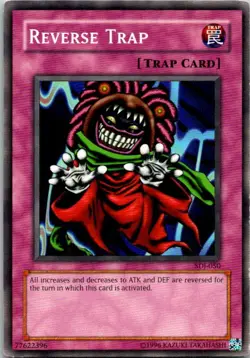 Reverse Trap SDJ-050 Yu-Gi-Oh! Card Moderate Play Unlimited - Image 1