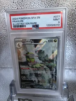 Fraxure 077/064 S&V Shrouded Fable 2024 - Pokemon Holo Illustration Rare PSA 9 - Image 2