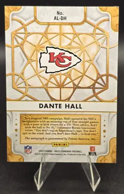 2023 Panini Gold Standard - Alchemist #AL-DH - Dante Hall /25 Auto - Image 2