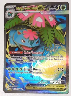 Mega Venusaur ex 155/132 Ultra Rare Mega Evolution Pokemon Holo Near Mint - Image 1