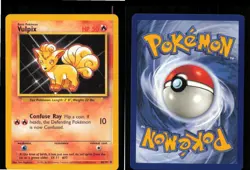 Vulpix 68/102 Common Base Set Unlimited Pokemon Near Mint - Image 3