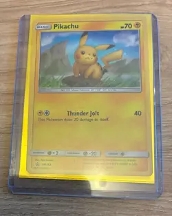 The Pokemon Company Pokemon TCG Pikachu SM183 Promo Holo English HP 70 Near Mint - Image 1