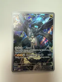N's Zekrom 031 MEP Black Star Promo Full Art Holo NM Pokemon TCG English - Image 1