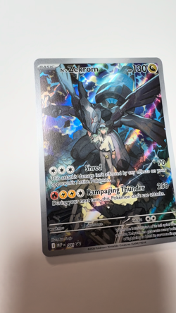 N's Zekrom 031 MEP Black Star Promo Full Art Holo NM Pokemon TCG English - Image 2