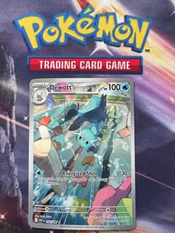 Dewott 106/086 Pokemon TCG Sv: White Flare Illustration Rare Holo Full Art EN - Image 1