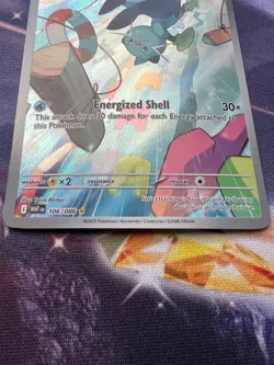 Dewott 106/086 Pokemon TCG Sv: White Flare Illustration Rare Holo Full Art EN - Image 3