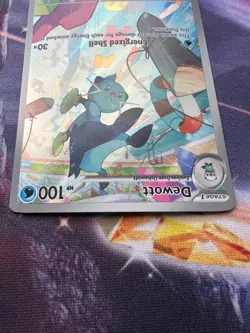 Dewott 106/086 Pokemon TCG Sv: White Flare Illustration Rare Holo Full Art EN - Image 5