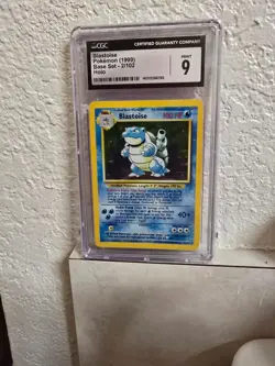 Blastoise 2/102 Base Set Holo CGC MINT 9 Pokemon Card - Image 2