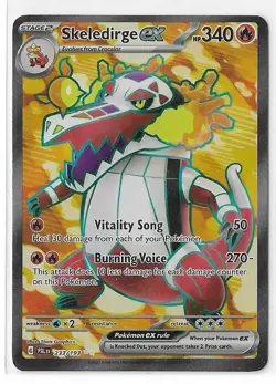 Skeledirge ex - 233/193 - Pokemon Paldea Evolved Full Art Ultra Rare Card NM - Image 1