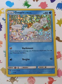 Pokemon TCG Alolan Vulpix 13/40 *French* McDonald's Holo Promo 2019 - Image 1