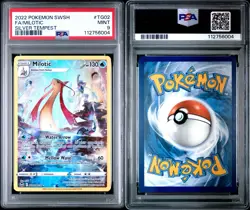 2022 Pokemon SWSH Silver Tempest Milotic Full Art TG02 PSA 9 Mint - Image 3