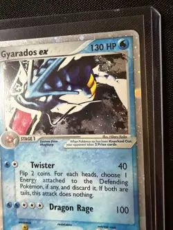 Pokemon Gyarados EX TCG Holo Card FireRed LeafGreen 109/112 - Image 3