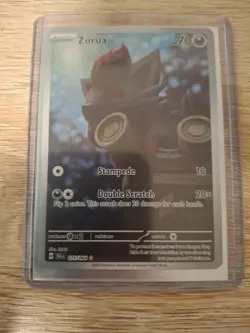 Zorua 075/064 Shrouded Fable Full Art Ultra Rare Holo Pokemon Card NM - Image 1