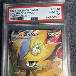 Zeraora Vmax Pokemon Sword And Shield Crown Zenith GG42 - Image 4