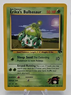 Pokemon Gym Challenge - Erika's Bulbasaur 39/132 NM - Image 1
