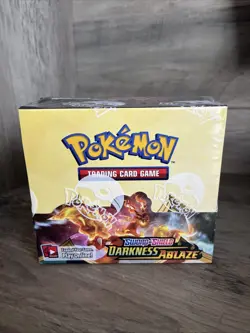 Pokemon TCG Sword & Shield Darkness Ablaze Factory Sealed Booster Box - Image 1