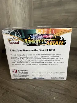 Pokemon TCG Sword & Shield Darkness Ablaze Factory Sealed Booster Box - Image 3