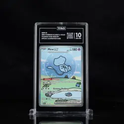 2024 Pokemon SV Paldean Fates 232/091 "Bubble" Mew EX SIR TAG 10 (970) - Top 5% - Image 1