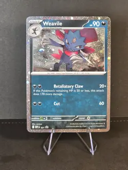 Weavile 021 Cosmos Holo Promo - Mega Evolution MEP Pokemon TCG NM - Image 1