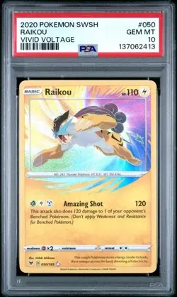 2022 Pokemon SWSH Vivid Voltage Amazing Rare Sequential PSA 10 Collection + 2 - Image 3