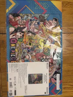 One Piece Official Card Game Playmat Vol 5 English + Luffy Promo Card - Image 1