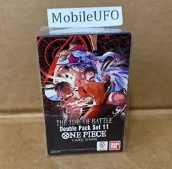 One Piece OP-16 The Time Of Battle Double Pack Set Vol 11 Card Game Sealed New - Image 1