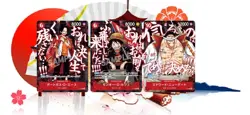 PreOrder One Piece Promo Saikyo Jump+ Luffy-Ace-Newgate Promo Pack 3 Cards Set - Image 1