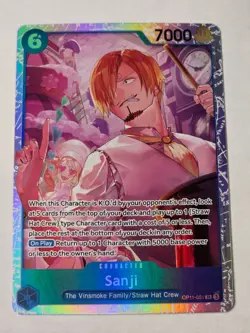 One Piece -Sanji FOIL - OP11 A Fist of Divine Speed - Image 1