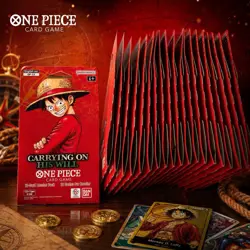 One Piece TCG OP-13 Carrying On His Will Sleeved Booster Pack Lot of 20 Packs - Image 1