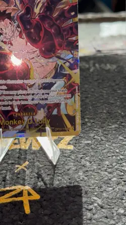 One Piece CCG: Monkey.D.Luffy OP10-118 SEC Royal Blood English Holo Foil NM Card - Image 5