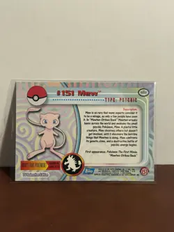2000 Pokemon TV Animation Edition Series 3 Mew Card #151 - Image 2