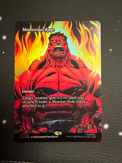 Monstrous Rage Marvel Universe Eternal Borderless Foil Uncommon - Image 1