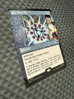 MTG Arc Reactor #0310 Borderless Rare Marvel Super Heroes (MSH) - Image 3