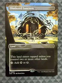 MTG Shattered Sanctum #0303 Borderless Rare Secrets of Strixhaven (SOS) - Image 2