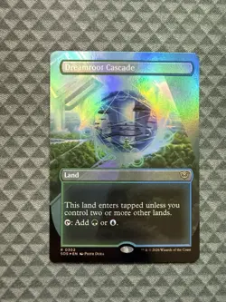 MTG Dreamroot Cascade #0302 Foil Borderless Rare Secrets of Strixhaven (SOS) - Image 1