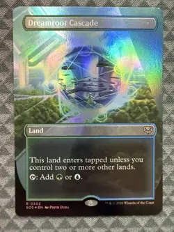 MTG Dreamroot Cascade #0302 Foil Borderless Rare Secrets of Strixhaven (SOS) - Image 2