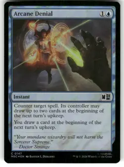 Arcane Denial (Surge Foil) 147 Commander: Marvel Super Heroes Magic: - Image 1