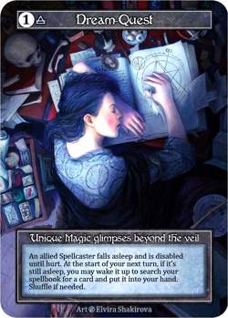 Sorcery: Contested Realm Dream-Quest Unique Magic Foil Beta - Image 1